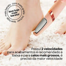 Plumella Lux™ Lixadeira Elétrica Removedora de Calos