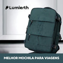 Mochila Compacta com Larga Capacidade para Viagens - Bagagem de Mão