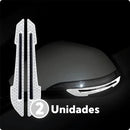 Adesivo Reflexivo para Retrovisores Automotivos - 2 Unidades Decorativas