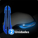 Adesivo Reflexivo para Retrovisores Automotivos - 2 Unidades Decorativas