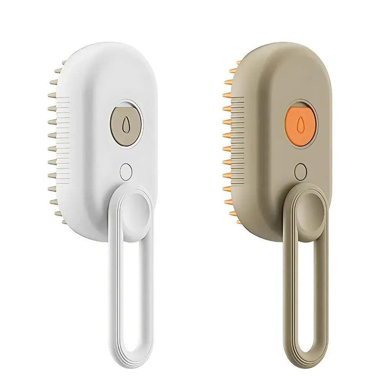Escova Elétrica Removedora de Pelos para Cães e Gatos - Efeito a Vapor